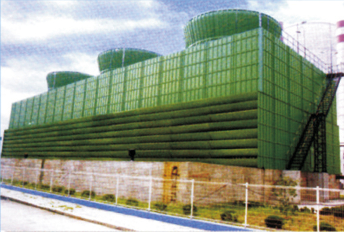 合肥電(diàn)厂OT-VI-3000Tx3台横流塔